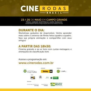 Olhar 67 - Cine Rodas: projeto cultural exibirá filmes e desenhos ao ar livre em Campo Grande