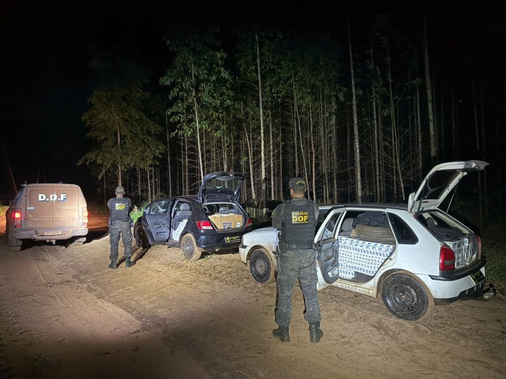 Olhar 67 - Polícia Militar Rodoviária apreende mercadorias contrabandeadas em rodovia de Maracaju