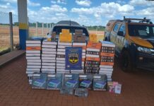 BPMRv apreende duas cargas de mercadorias estrangeiras durante fiscalização na MS-162 em Maracaju