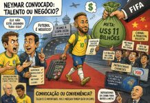 Seleção brasileira convoca Neymar e debate expõe peso do mercado chinês no futebol