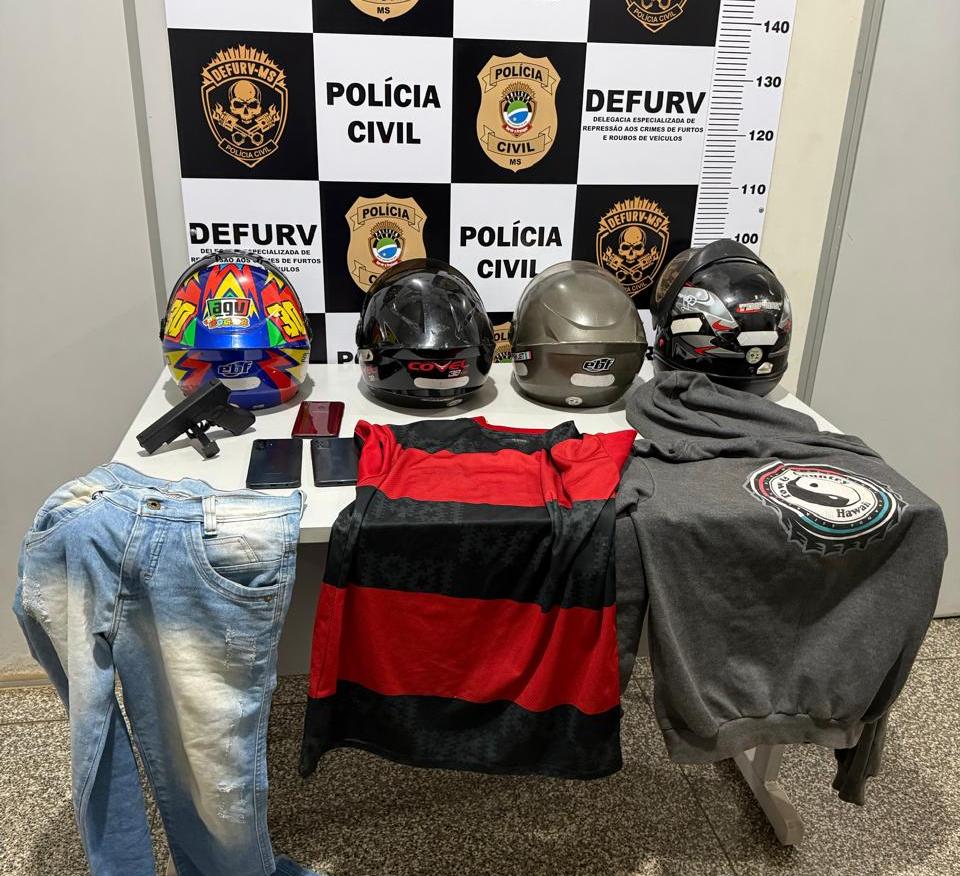 Polícia Civil recupera duas motocicletas e apreende três adolescentes investigados por roubos a motoristas de aplicativo 1 Olhar 67 - Polícia Civil recupera duas motocicletas e apreende três adolescentes investigados por roubos a motoristas de aplicativo